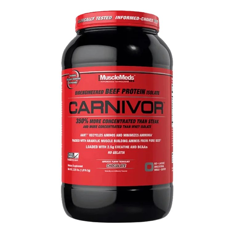 Carnivor Isolate Chocolate 2.09 libras MuscleMeds 1