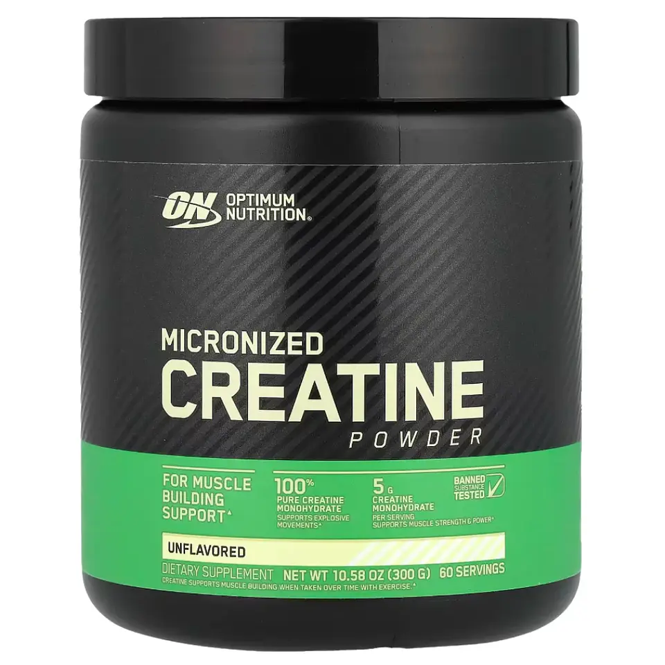 Micronized Creatine Powder 300 gramos Optimun Nutrition  1
