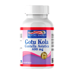 Centella Asiatica Gotu Kola 400 mg 90 softgels Healthy America