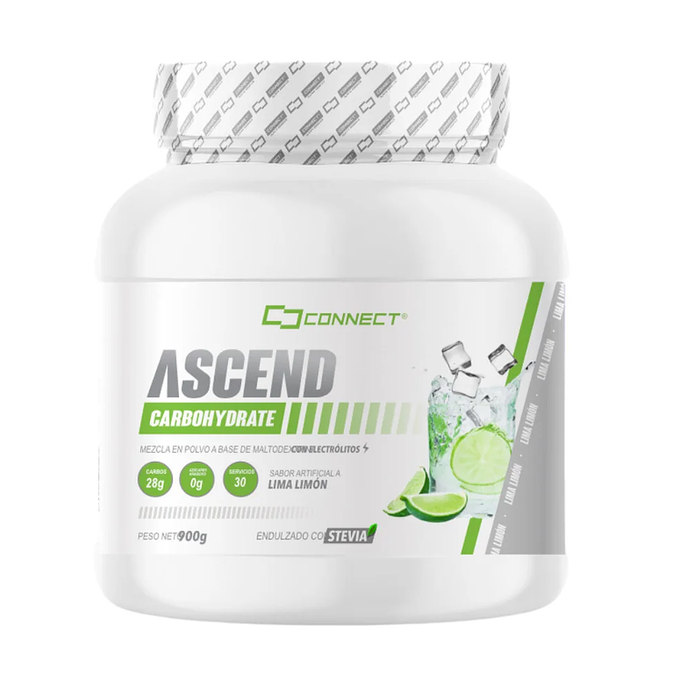 Ascend Carbohydrate Lima Limón 900 g Connect 1