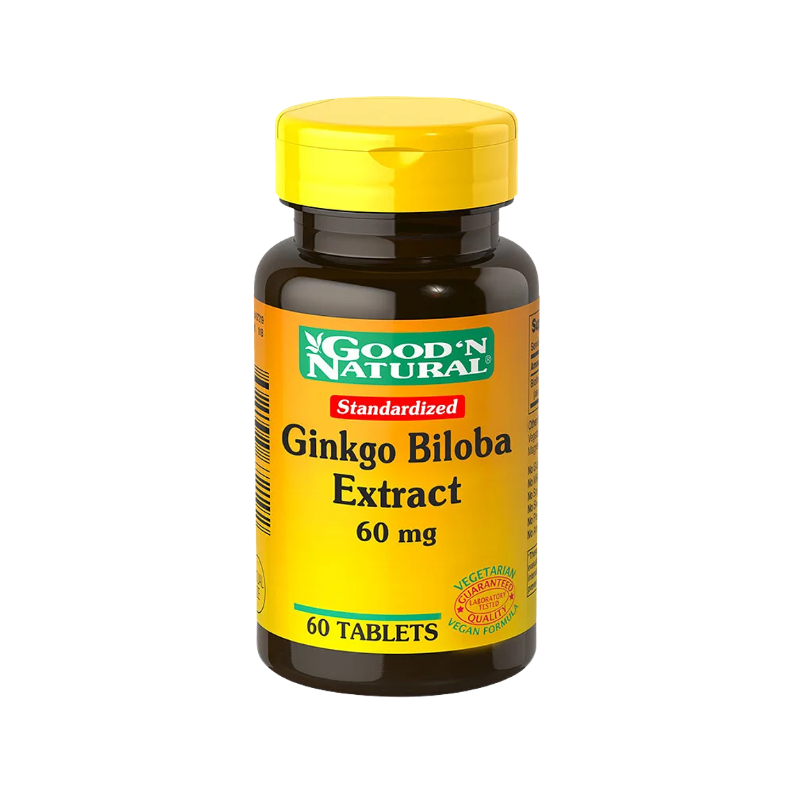 Ginkgo Biloba 60 mg 60 Tabletas  1