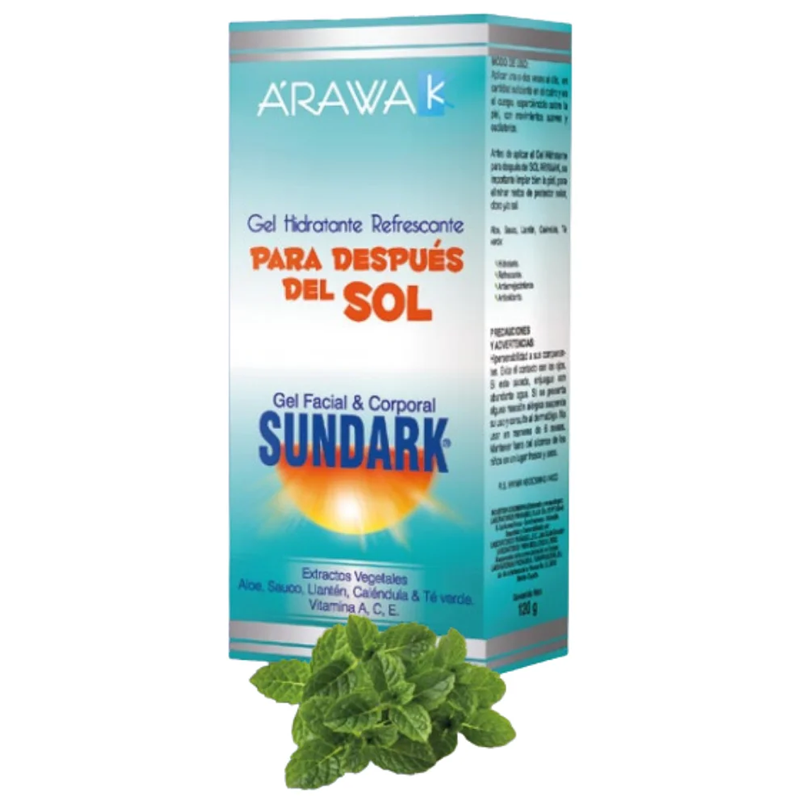 Gel Hidratante Refrescante Para Después Del Sol Sundark 120 gr 1