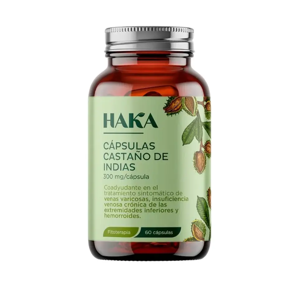 Castaño de Indias HAKA 300 mg 60 Capsulas  1