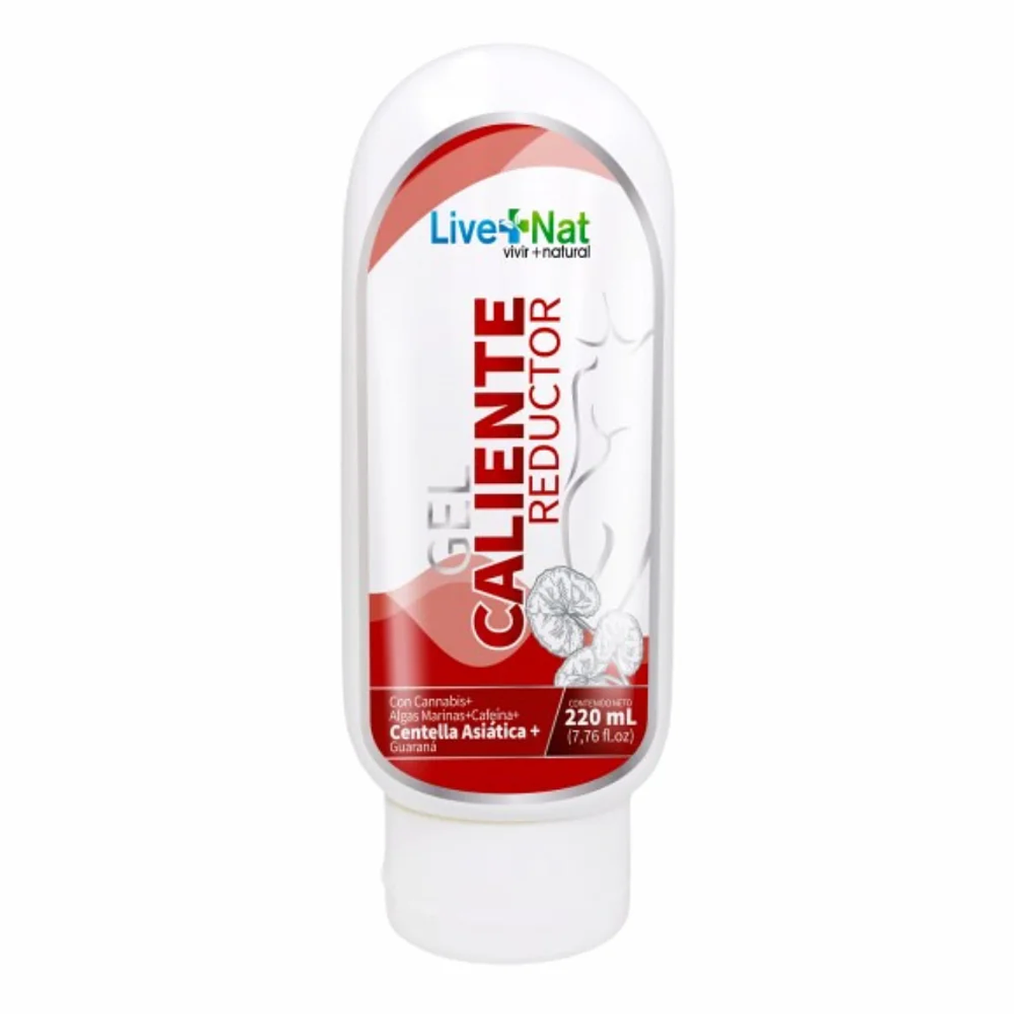 Gel Caliente Reductor 220 ml Live + Nat 1