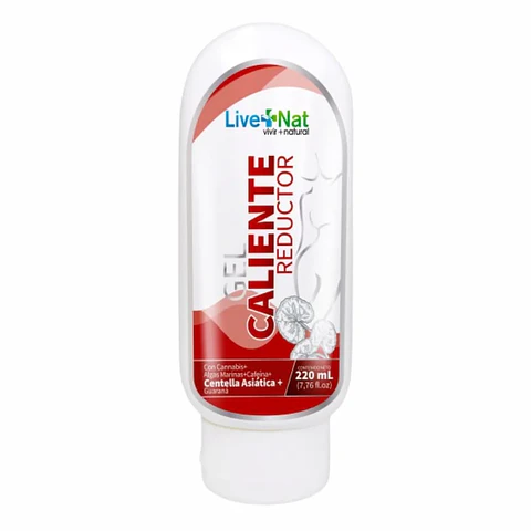 Gel Caliente Reductor 220 ml Live + Nat