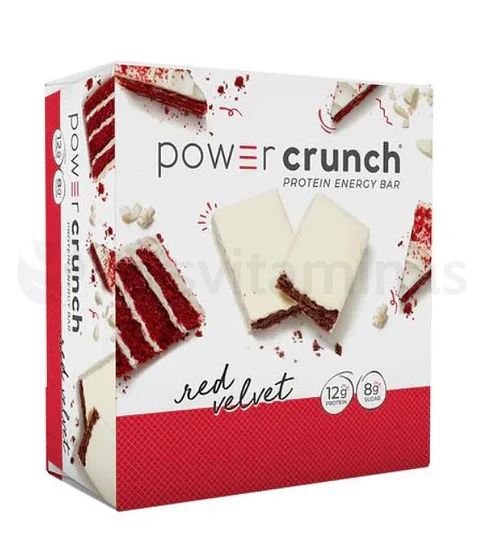 Power Crunch Caja por 12 Barras Red Velvet 