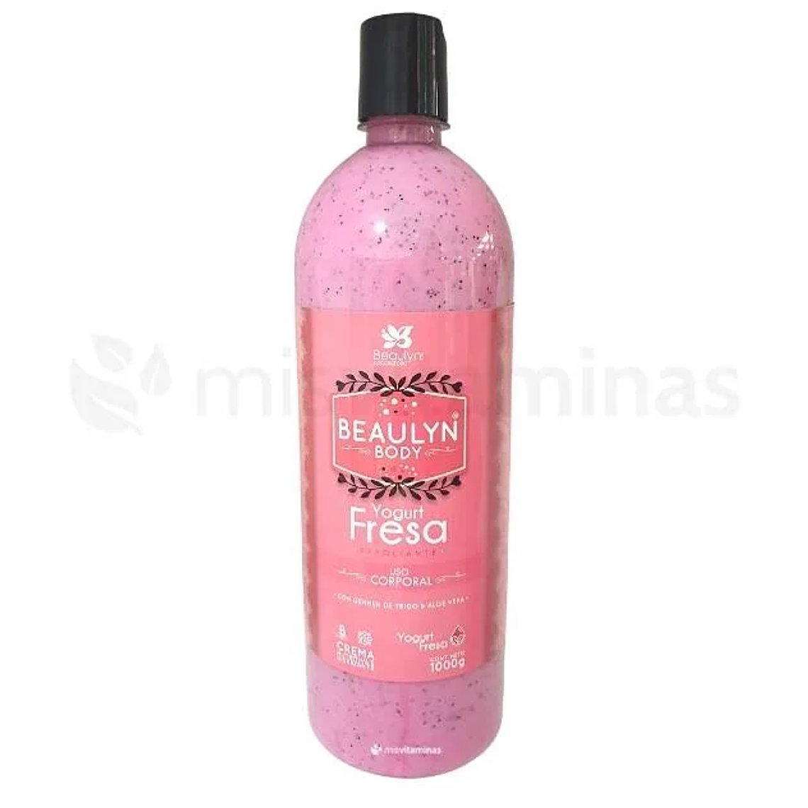 Exfoliante Yogurt Fresa 1000 gr Beaulyn 1