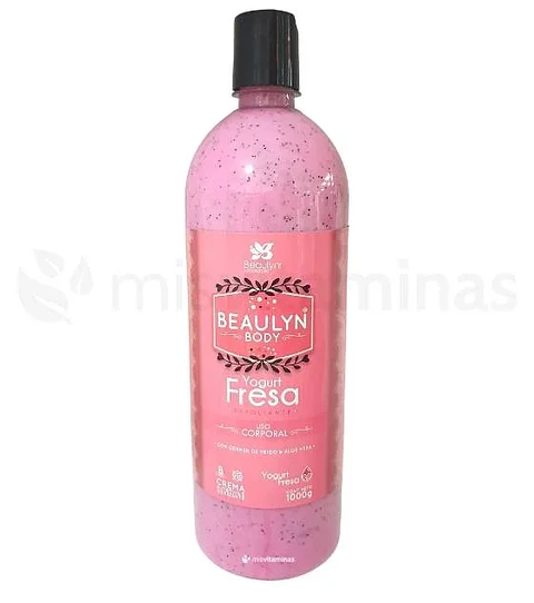 Exfoliante Yogurt Fresa 1000 gr Beaulyn
