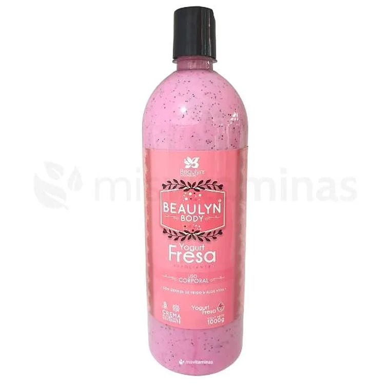 Exfoliante Yogurt Fresa 1000 gr Beaulyn 1