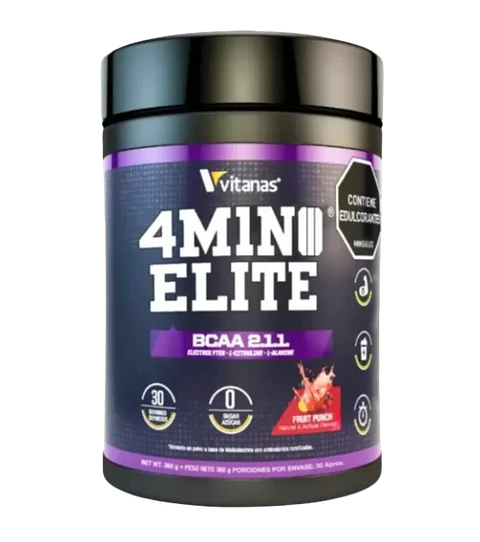 Amino Elite 30 Servicios Fruit Punch Vitanas 360 gramos