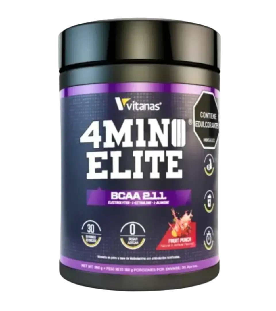 Amino Elite 30 Servicios Fruit Punch Vitanas 360 gramos 1