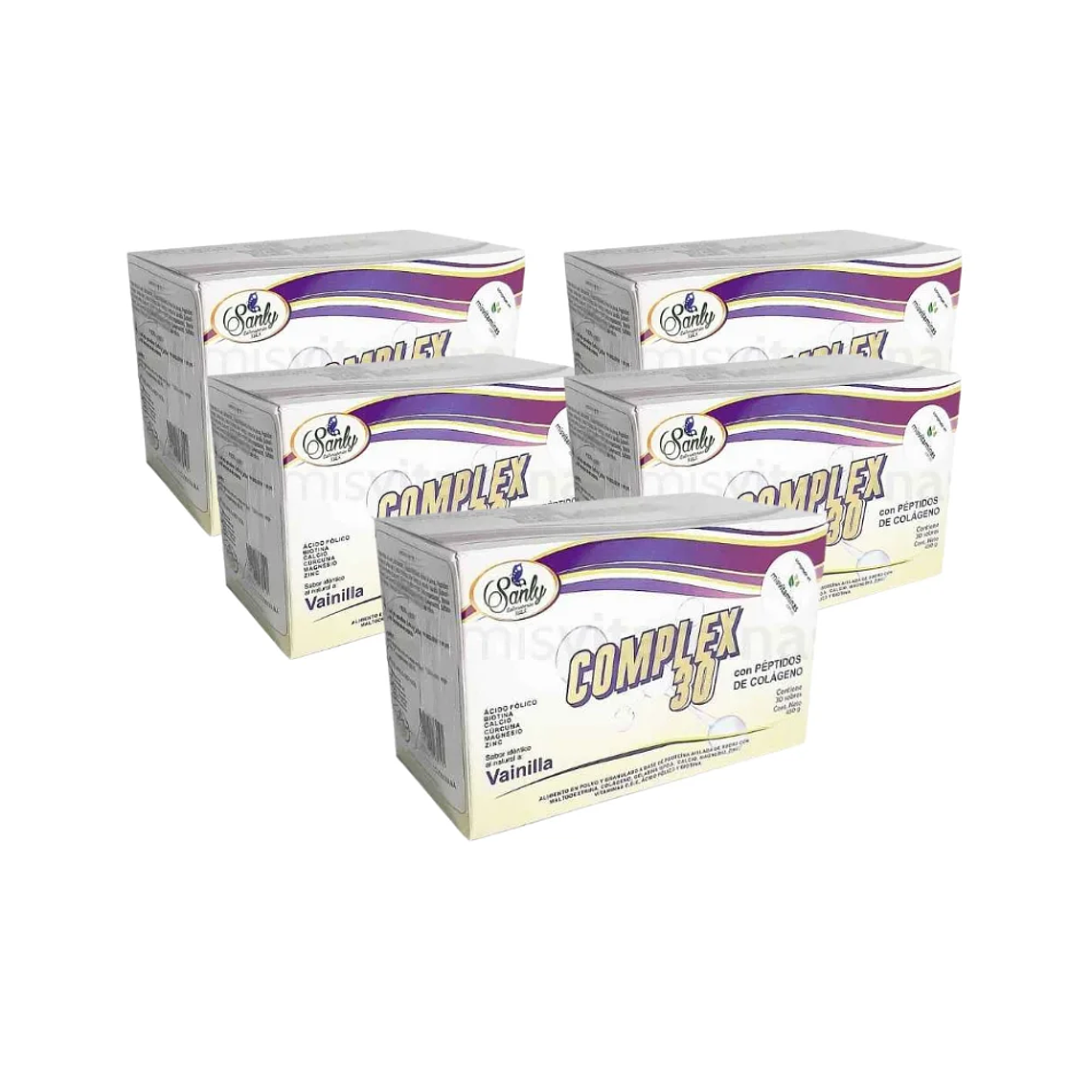 Combo Complex 30 Sanly 30 Sobres por 5 Unidades 1