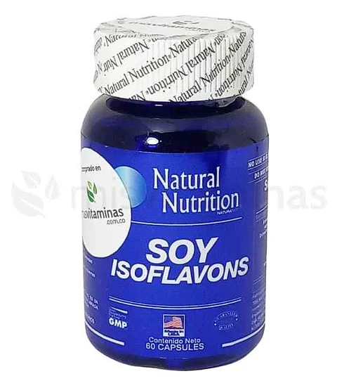 Soy Isoflavons 60 Cápsulas Natural Nutrition