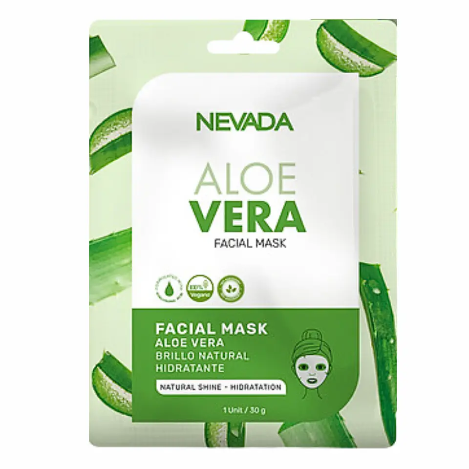 Mascarilla Facial Aloe Vera 1 Unidad Nevada 1