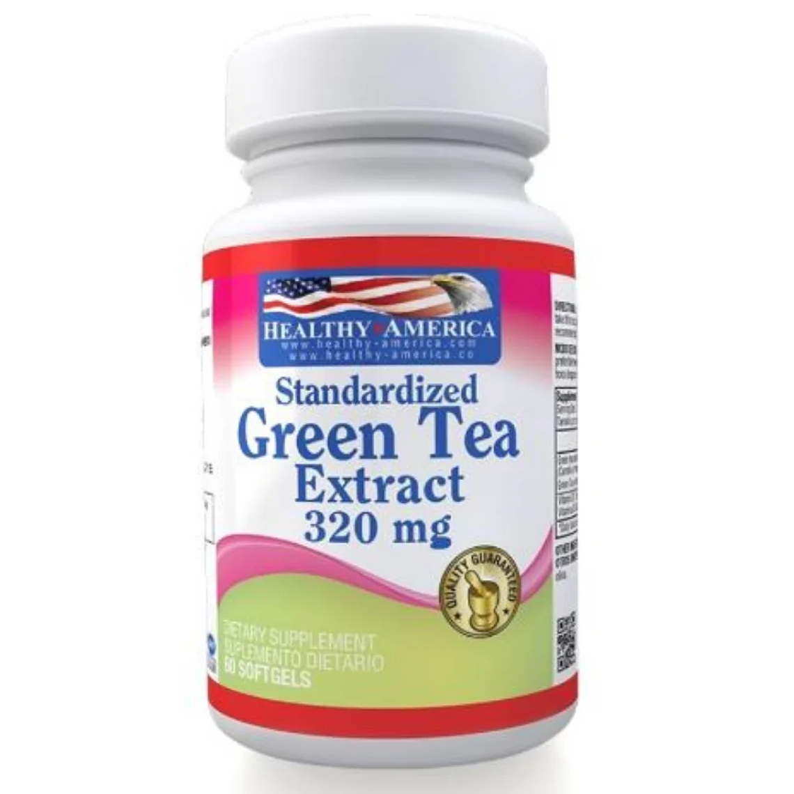 Green Tea Extract 60 Softgels Healthy America 1