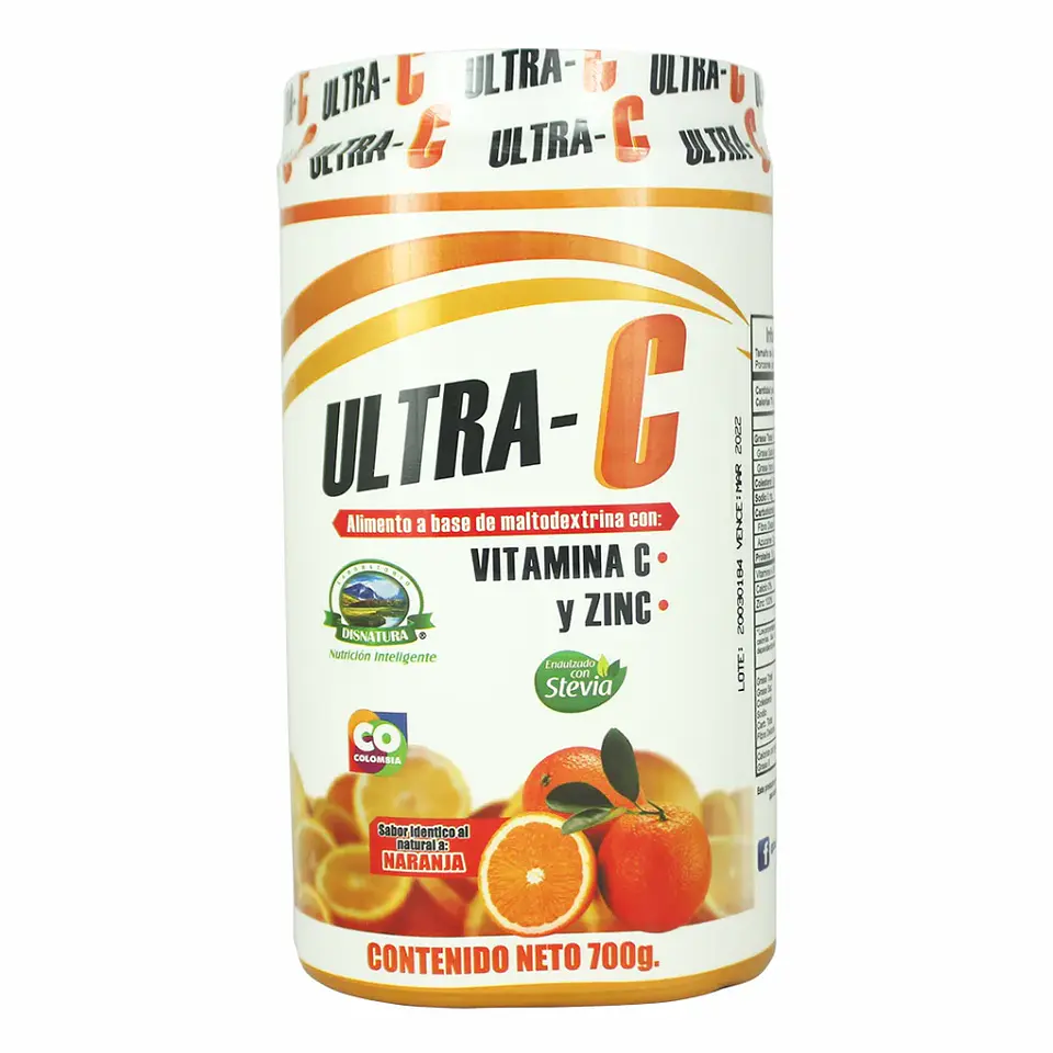 Ultra C Vitamina C y Zinc 700 g Disnatura 1
