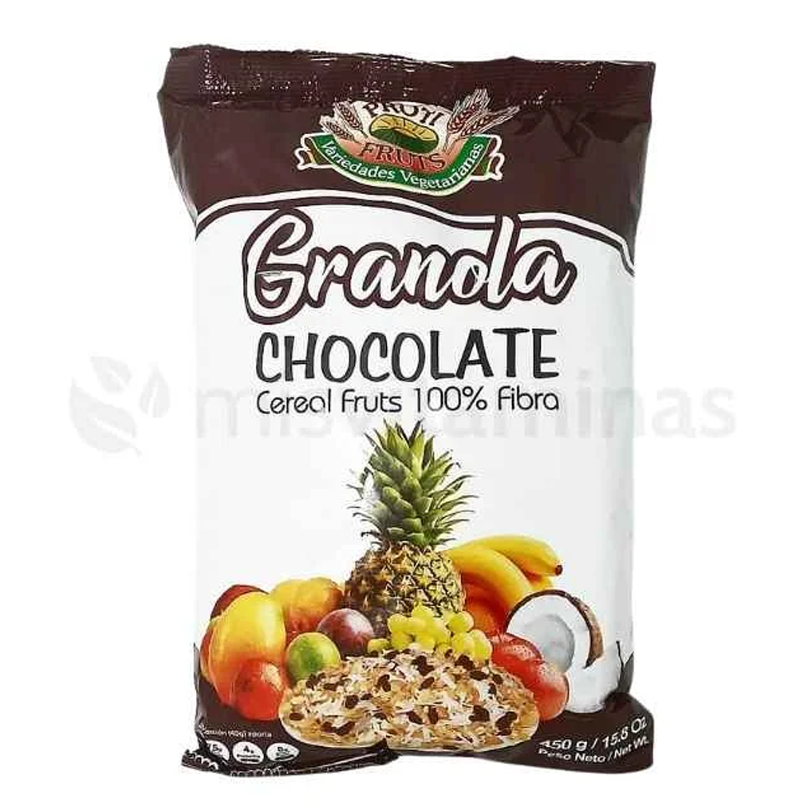 Granola de Chocolate Cereal Proti Fruts 450 gr 1