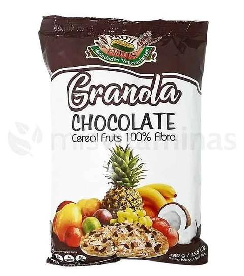 Granola de Chocolate Cereal Proti Fruts 450 gr