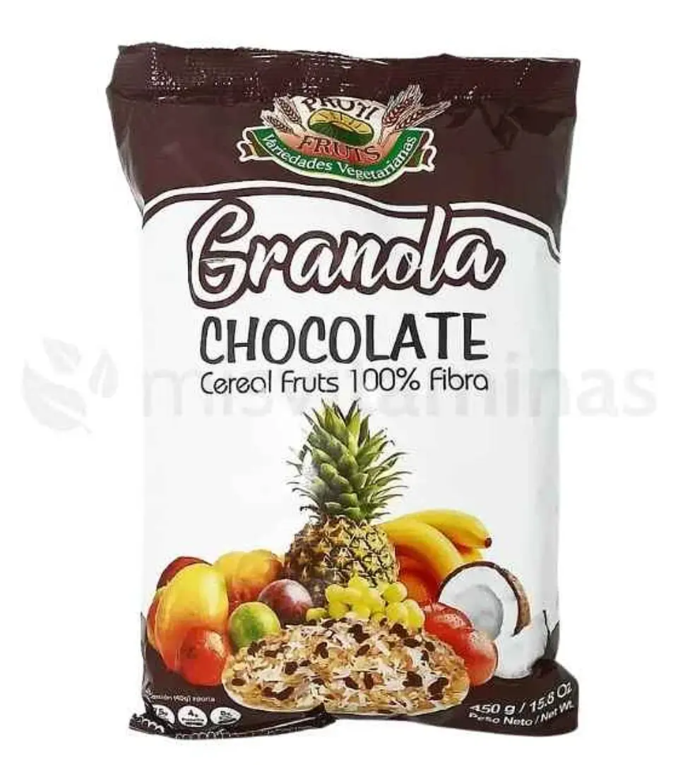 Granola de Chocolate Cereal Proti Fruts 450 gr 1
