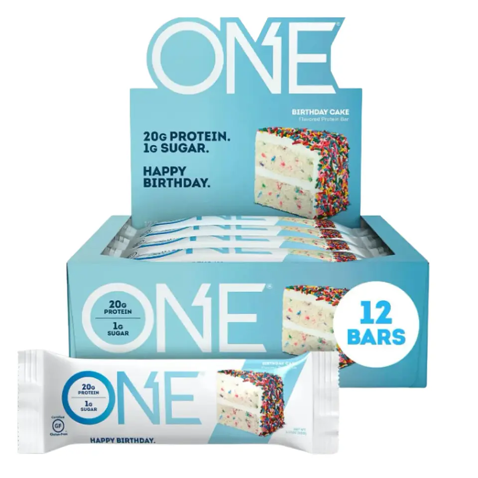 One Yeah Birthday Cake Caja 12 Barras 1