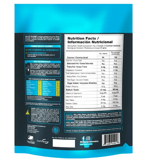 Isolate Gourmet 2 libras Vitanas 