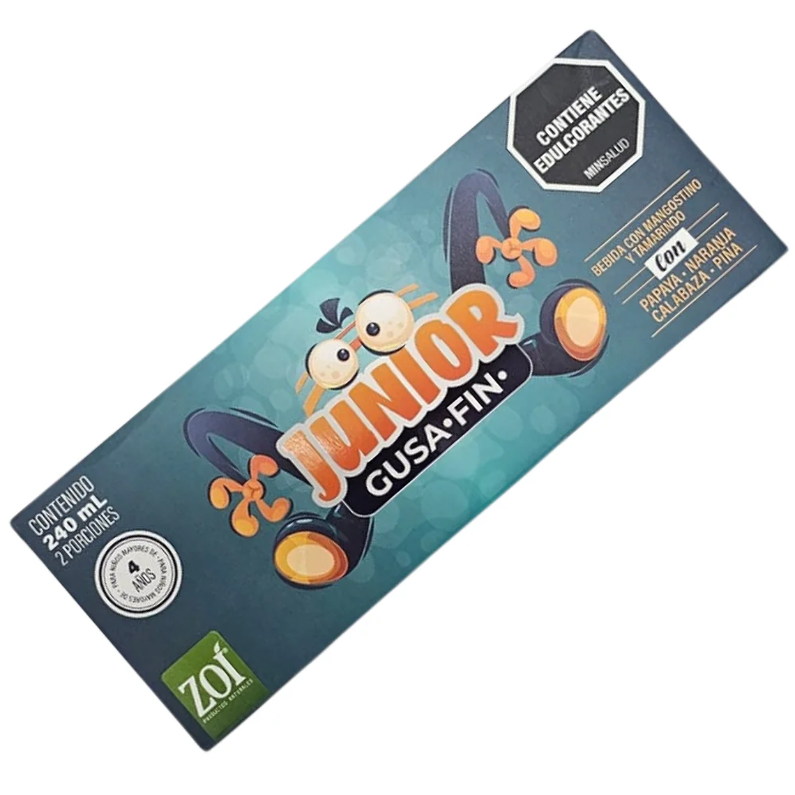 Gusa-Fin Niños 2 Frascos 120 ml Zoí Purgante y Desparasitante 1