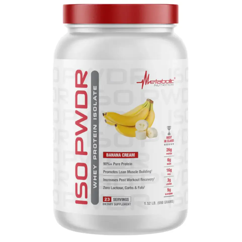 ISO PWDR Banana Cream 1.52lb Metabolic 1