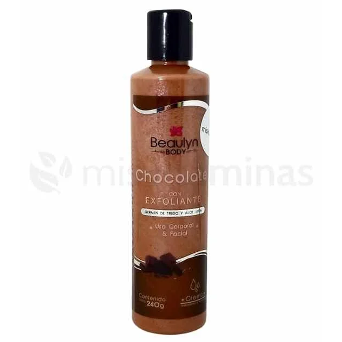 Crema de Chocolate con Exfoliante 240 g Beaulyn 1