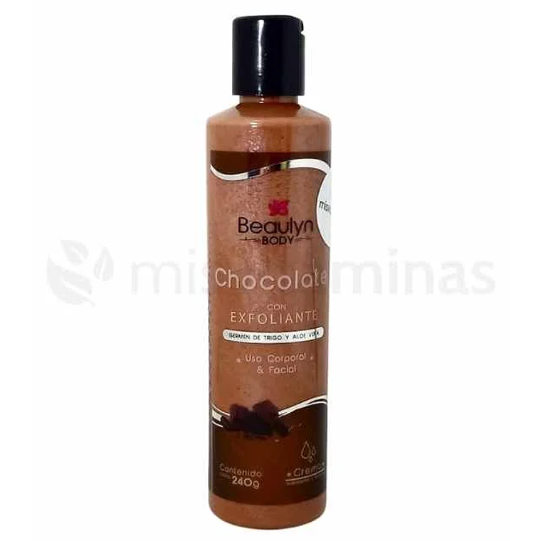 Crema de Chocolate con Exfoliante 240 g Beaulyn 1