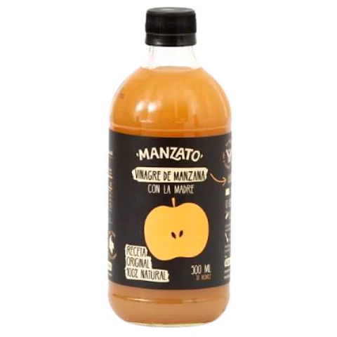 Vinagre de Manzana Con La Madre 500 ml Manzato