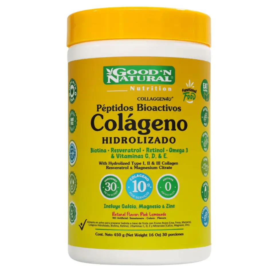 Péptidos de Colageno Hidrolizado 450 grs Good´N Natural  1