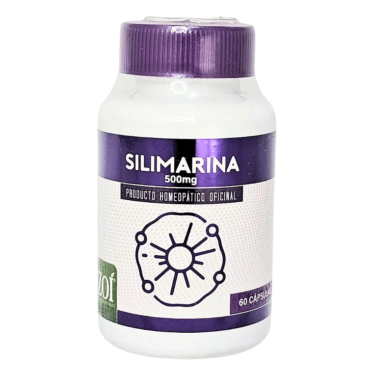 Silimarina 500 mg 60 Cápsulas Zoí 1