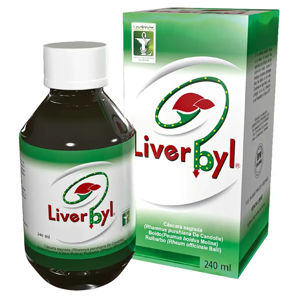 Liverbyl Cáscara Sagrada 240 ml Ledmar 1