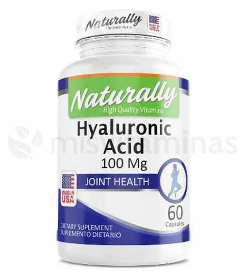 Hyaluronic Acid 100 mg 60 Cápsulas