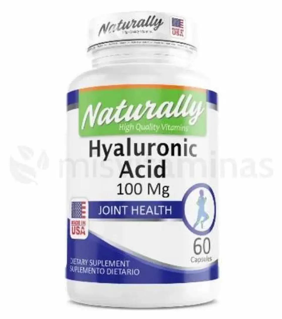 Hyaluronic Acid 100 mg 60 Cápsulas 1