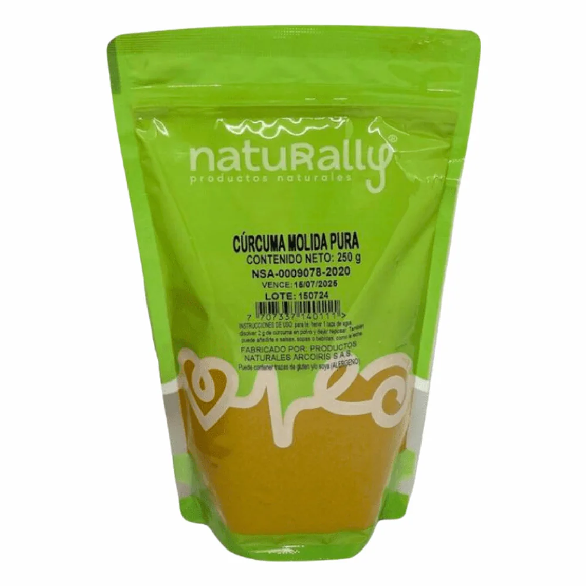 Cúrcuma Molida 250 gr Naturally 1