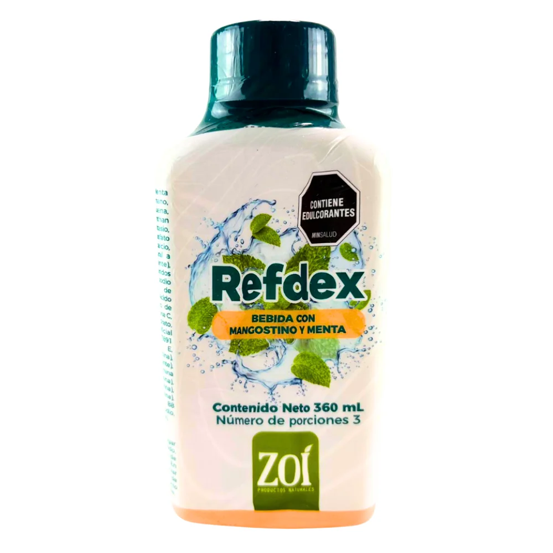 Refdex  Bebida con Mangostino y Menta Piperita 360 ml Zoi 1
