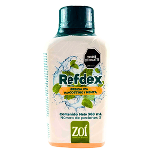 Refdex  Bebida con Mangostino y Menta Piperita 360 ml Zoi