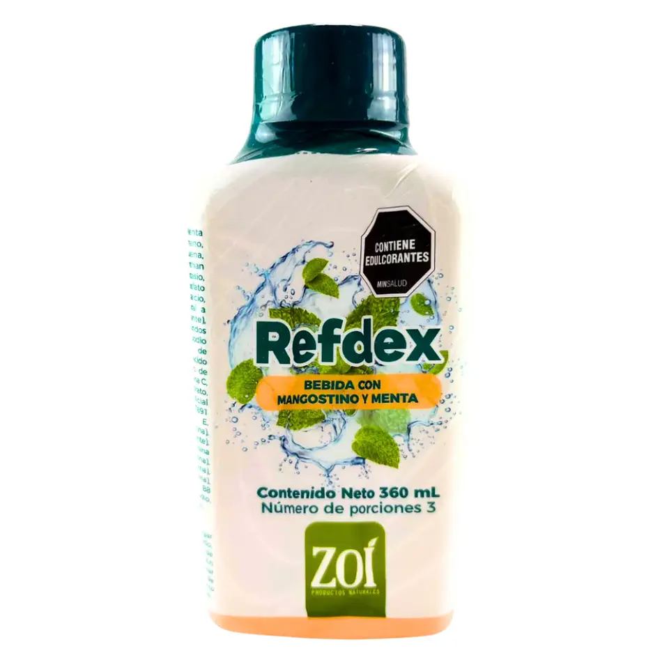 Refdex  Bebida con Mangostino y Menta Piperita 360 ml Zoi 1