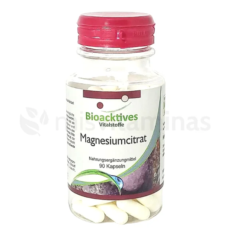 Citrato de Magnesio 90 Cápsulas Bioacktives 1