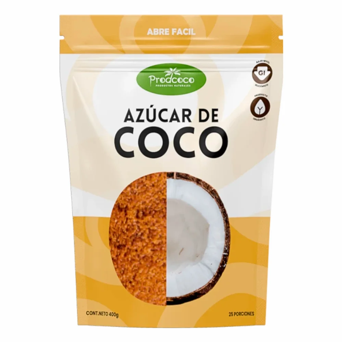 Azúcar de Coco 400 gr Prodcoco 1