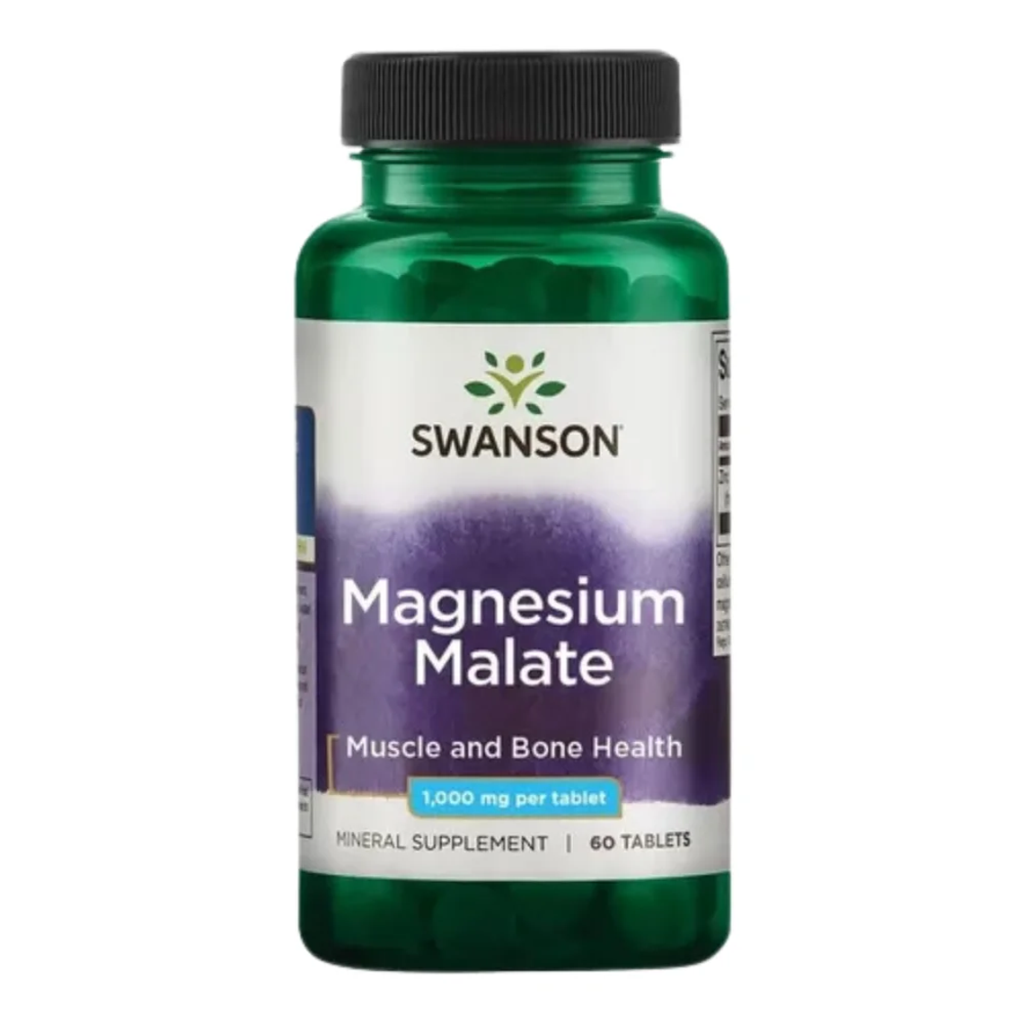 Magnesium Malate 1000 mg Swanson 60 Tabletas 1