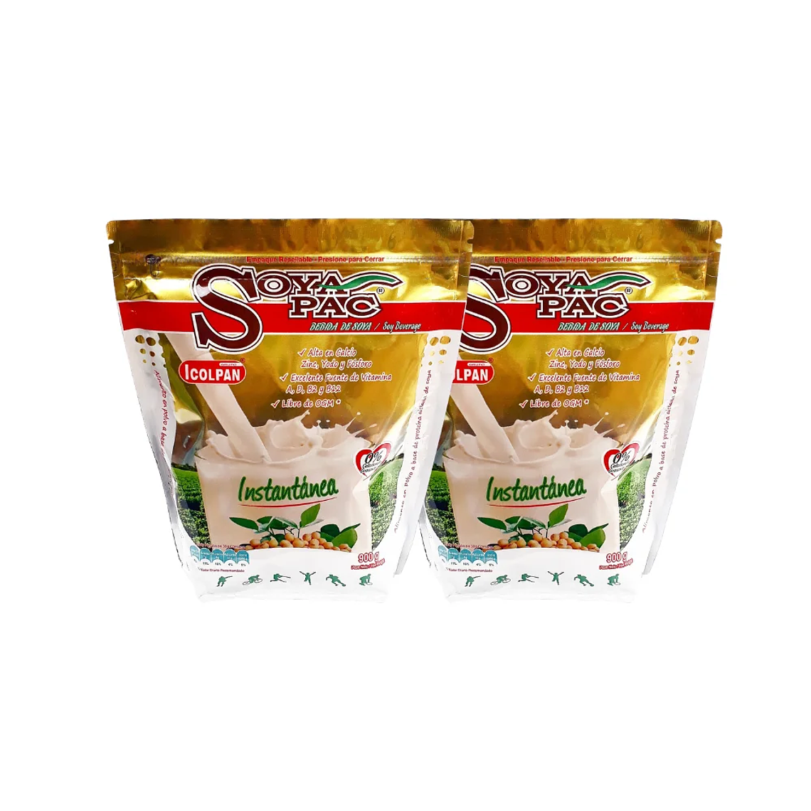 Combo Soya Pac 900 gr Instantánea por 2 Unidades 1