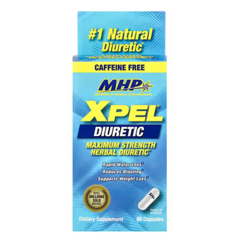 Xpel Diurectic Sin Cafeina MHP 80 Cápsulas 1