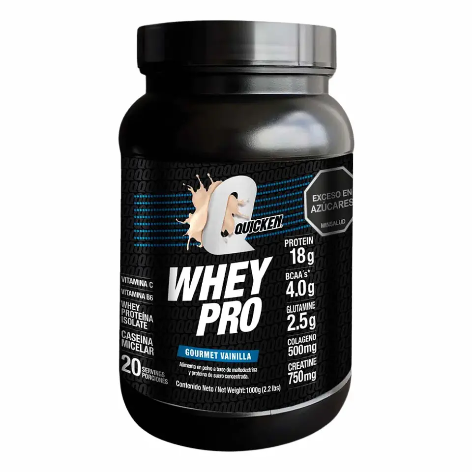 Quicken Whey Pro 1000 g Vainilla 1