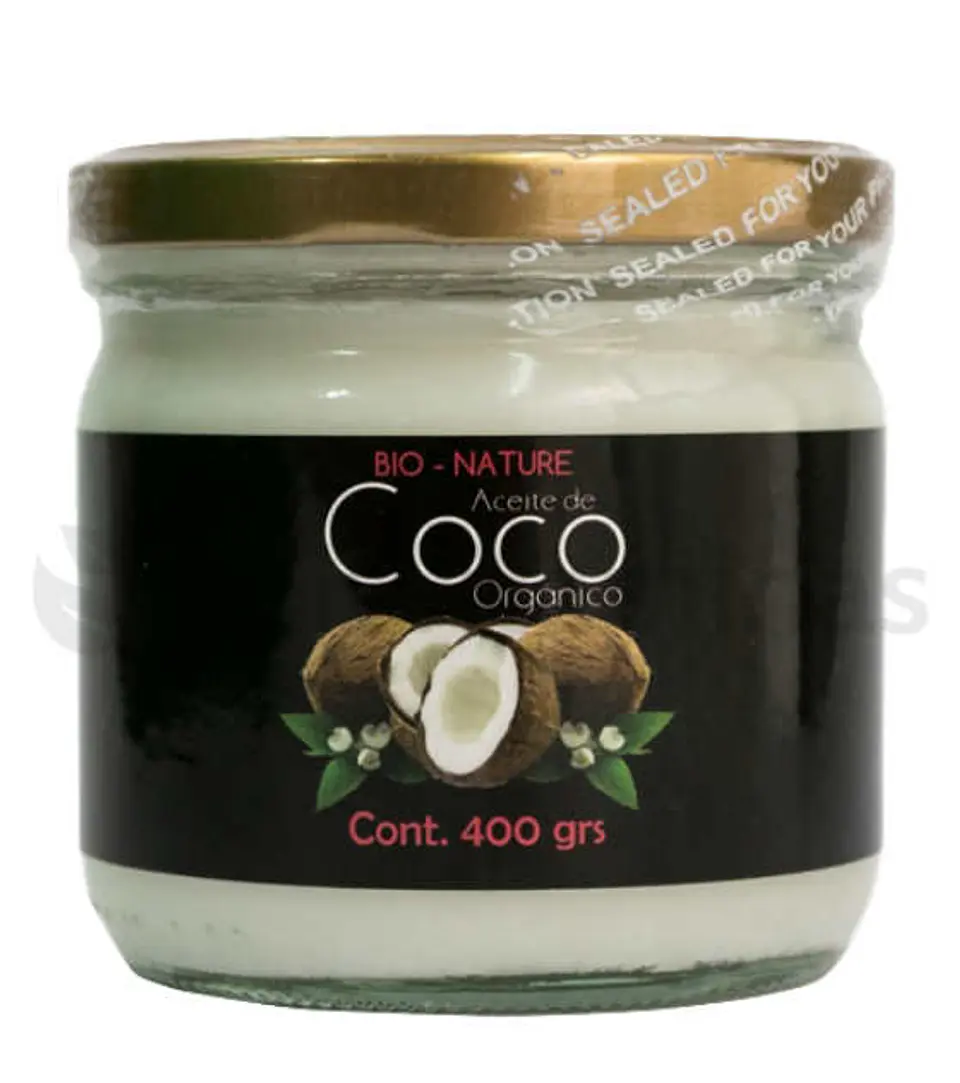 Aceite de Coco Virgen Organico Bio Nature 400 gramos 1