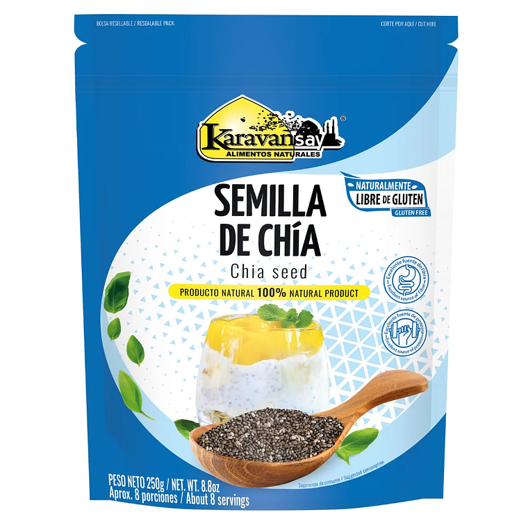 Semilla de Chia Karavansay 250 gramos 1
