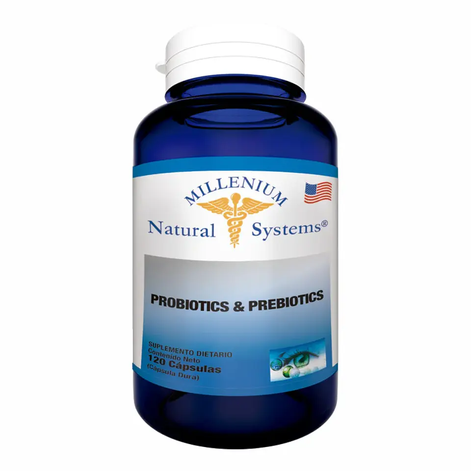 Probiotics & Prebiotics 120 Cápsulas Natural Systems 1