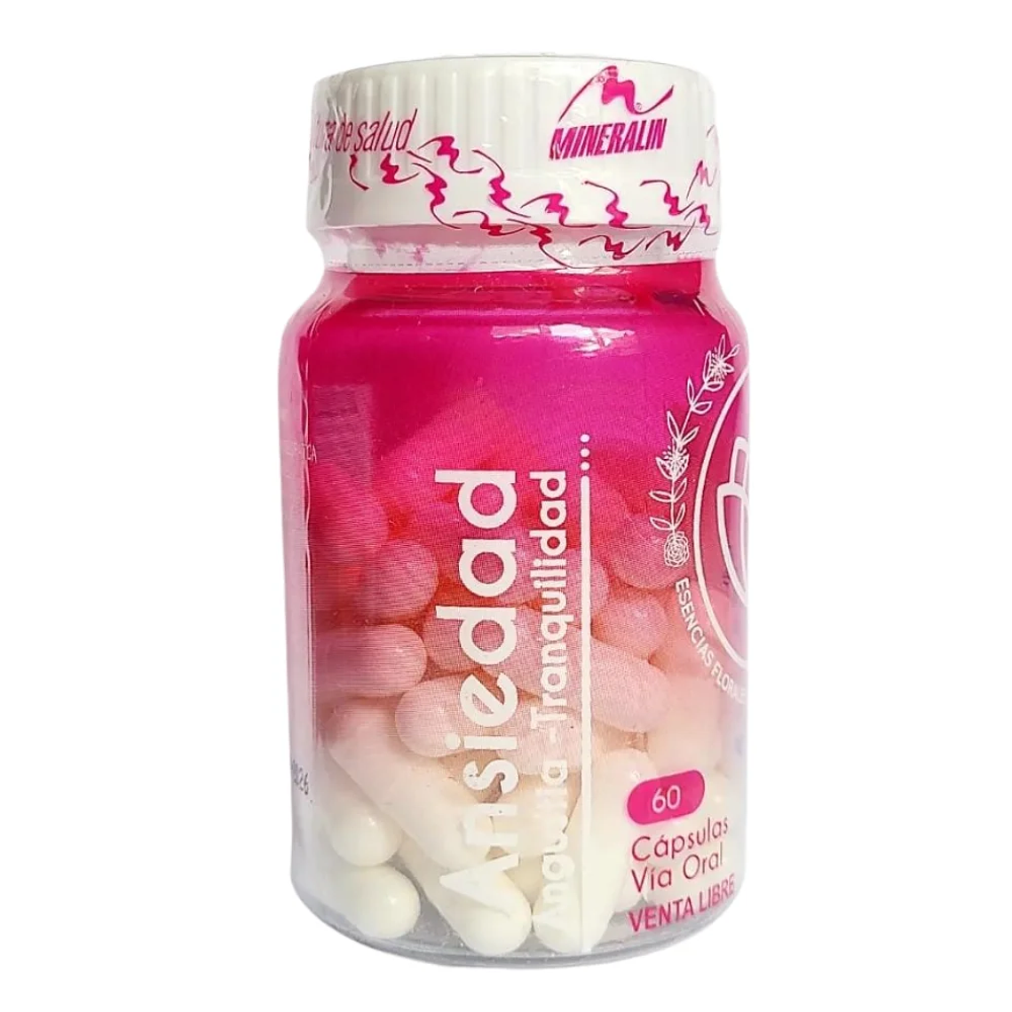Ansiedad Esencia Floral 60 Cápsulas Mineralin 1