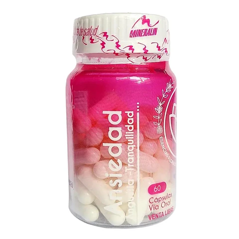 Ansiedad Esencia Floral 60 Cápsulas Mineralin